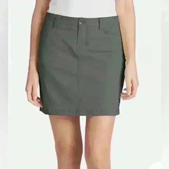 Eddie Bauer Women's Adventurer 2.0 Skort Size 10 Grey Performance Hiking Outdoor - Picture 3 of 12